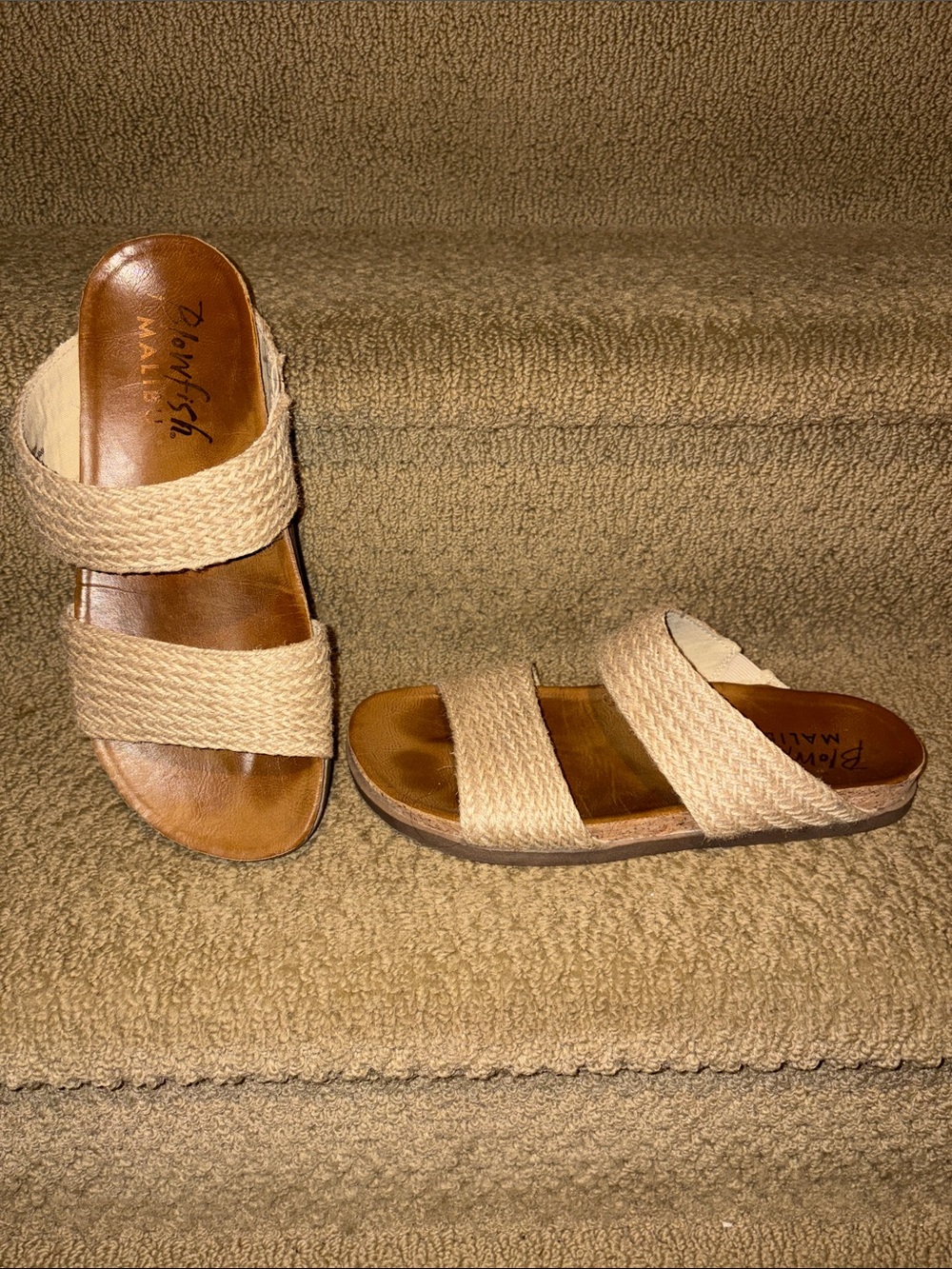 Blowfish | Beige Braided Slide Sandals - Women
